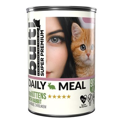 BULTI Daily Meal Kitten Nassfutter für Kätzchen – Dose 400 g
