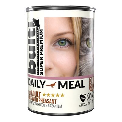 BULTI Daily Meal Adult Nassfutter für Katzen – Dose 400 g