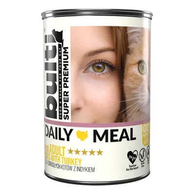 BULTI Daily Meal Adult Nassfutter für Katzen – Dose 400 g BULTI Daily Meal Adult Nassfutter für Katzen – Dose 400 g