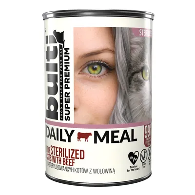 BULTI Daily Meal Sterilized Nassfutter für Katzen – Dose 400 g BULTI Daily Meal Sterilized Nassfutter für Katzen – Dose 400 g