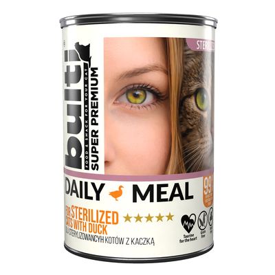 BULTI Daily Meal Sterilized Nassfutter für Katzen – Dose 400 g