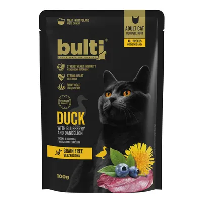 BULTI Superfood Nassfutter für Katzen – Alleinfuttermittel Beutel 100 g BULTI Superfood Nassfutter für Katzen – Alleinfuttermittel Beutel 100 g