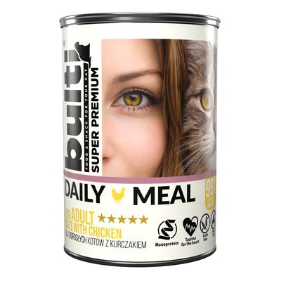 BULTI Daily Meal Adult Nassfutter für Katzen – Dose 400 g