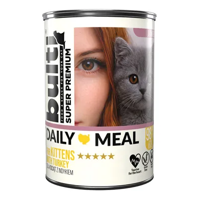 BULTI Daily Meal Kitten Nassfutter für Kätzchen – Dose 400 g BULTI Daily Meal Kitten Nassfutter für Kätzchen – Dose 400 g