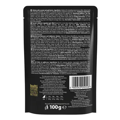 BULTI Superfood Nassfutter für Katzen – Alleinfuttermittel Beutel 100 g