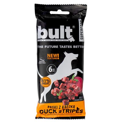 BULT Tasty Stripes Superfood für Hunde – Hundesnack & Leckerli 6 Stück
