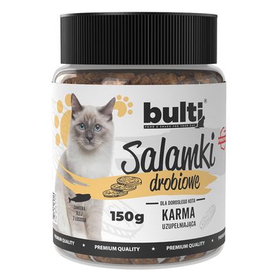 BULTI Salamis Katzensnack – Fleischsnack 150 g