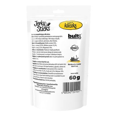 BULTI Jerky Sticks Katzensnack – Fleischsticks 60 g
