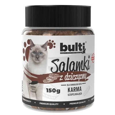 BULTI Salamis Katzensnack – Fleischsnack 150 g BULTI Salamis Katzensnack – Fleischsnack 150 g