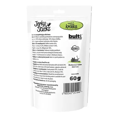 BULTI Jerky Sticks Katzensnack – Fleischsticks 60 g BULTI Jerky Sticks Katzensnack – Fleischsticks 60 g