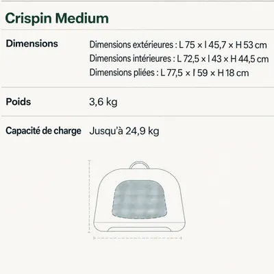 TAVO Crispin – Caisse de transport pour chiens et chats