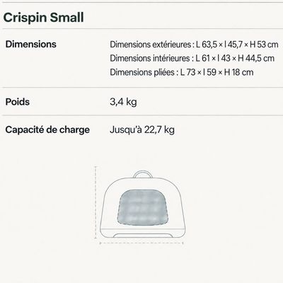 TAVO Crispin – Caisse de transport pour chiens et chats