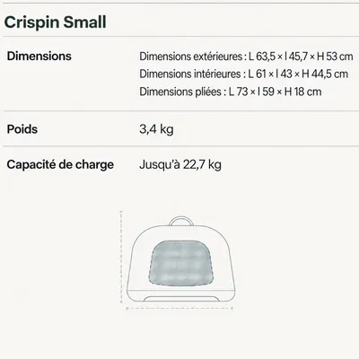 TAVO Crispin – Caisse de transport pour chiens et chats