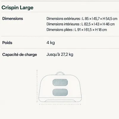 TAVO Crispin – Caisse de transport pour chiens et chats