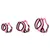 Flamingo Harms Katzengeschirr-Set rosa/schwarz Flamingo Harms Katzengeschirr-Set rosa/schwarz