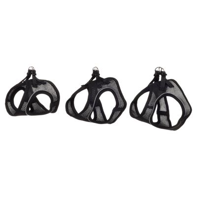 Flamingo Katzen Geschirr Step & Go Berta schwarz