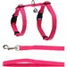 Flamingo Geschirr mit Leine Lomi fuchsie