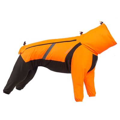 Non-stop dogwear Regen-Overall Fjord Overall Raincoat orange/black