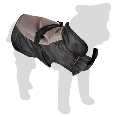 Flamingo Wintermantel Zane schwarz/taupe