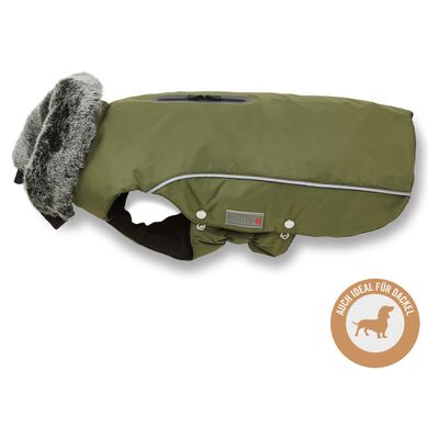 Wolters Winterjacke Amundsen für Dackel olive