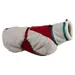 Non-stop dogwear Hundejacke Trekking Fleece Jacket grau/weinrot/türkis