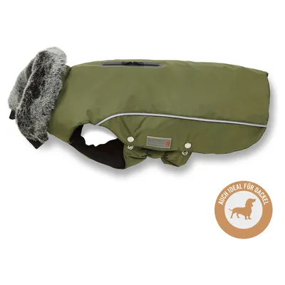 Wolters Winterjacke Amundsen für Dackel olive Wolters Winterjacke Amundsen für Dackel olive