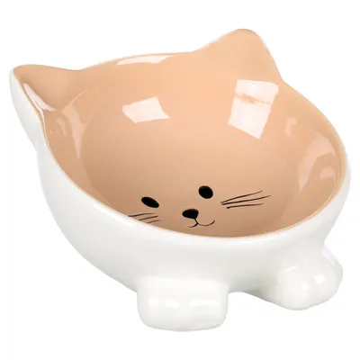 Flamingo Futter- und Trinknapf Puzi taupe Flamingo Futter- und Trinknapf Puzi taupe