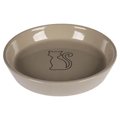 Flamingo Futter- und Trinknapf Auri rund taupe Flamingo Futter- und Trinknapf Auri rund taupe