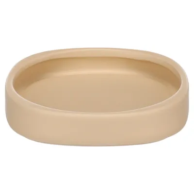 Flamingo Futter- und Trinknapf Zara rund/flach beige für Katzen Flamingo Futter- und Trinknapf Zara rund/flach beige für Katzen