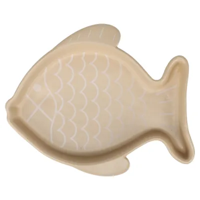 Flamingo Futter- und Trinknapf Fishie beige Flamingo Futter- und Trinknapf Fishie beige