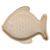 Flamingo Futter- und Trinknapf Fishie beige
