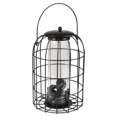Flamingo Futtersilo Samen Elma Metall schwarz