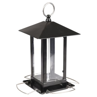 Flamingo Futterhaus Samen KIMI Metall schwarz