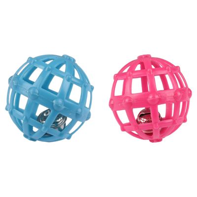 Flamingo Katzenspielzeug Ball Afke + Glocke