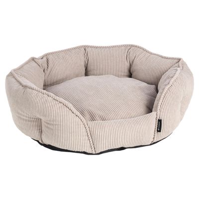 Flamingo Katzenbett Minoe achteckig beige