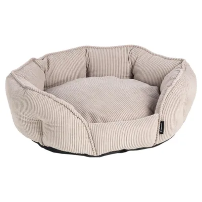Flamingo Katzenbett Minoe achteckig beige Flamingo Katzenbett Minoe achteckig beige
