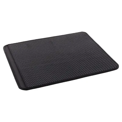 Flamingo Vorleger für Katzentoiletten Matz schwarz Flamingo Vorleger für Katzentoiletten Matz schwarz