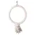 Flamingo Käfigaufhänger 1 Ring aus Baumwolle Hakan weiß Flamingo Käfigaufhänger 1 Ring aus Baumwolle Hakan weiß