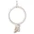 Flamingo Käfigaufhänger 1 Ring aus Baumwolle Hakan weiß Flamingo Käfigaufhänger 1 Ring aus Baumwolle Hakan weiß
