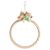 Flamingo Sittichspielzeug Ring Adimo beige