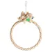 Flamingo Sittichspielzeug Ring Adimo beige