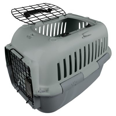 Europet Bernina Transportkäfig Adventurer 50 Serene Edition grau für Katzen
