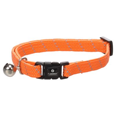 Flamingo Katzen Halsband Elza orange
