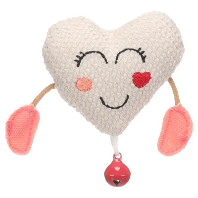Flamingo Katzenspielzeug Lovu Herz beige Flamingo Katzenspielzeug Lovu Herz beige