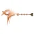 Flamingo Katzenspielzeug Topsy Stick Holz mit Herz Matatabi Natur Flamingo Katzenspielzeug Topsy Stick Holz mit Herz Matatabi Natur