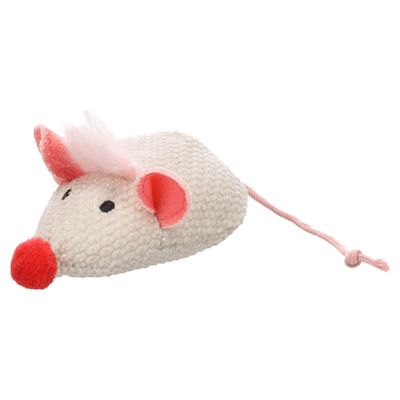 Flamingo Katzenspielzeug Lovu Maus beige