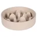 Flamingo Futter- und Trinknapf Slow Feeder Greni beige