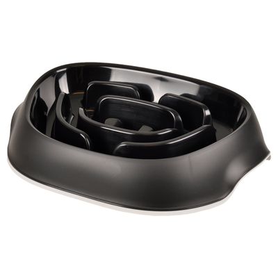 Flamingo Futternapf Exqi Slowfeeder schwarz