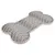 Flamingo Leckmatte Yummee Silikon Knochen grau Flamingo Leckmatte Yummee Silikon Knochen grau