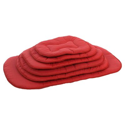 Flamingo Kissen Firenze dünn oval rot für Hunde